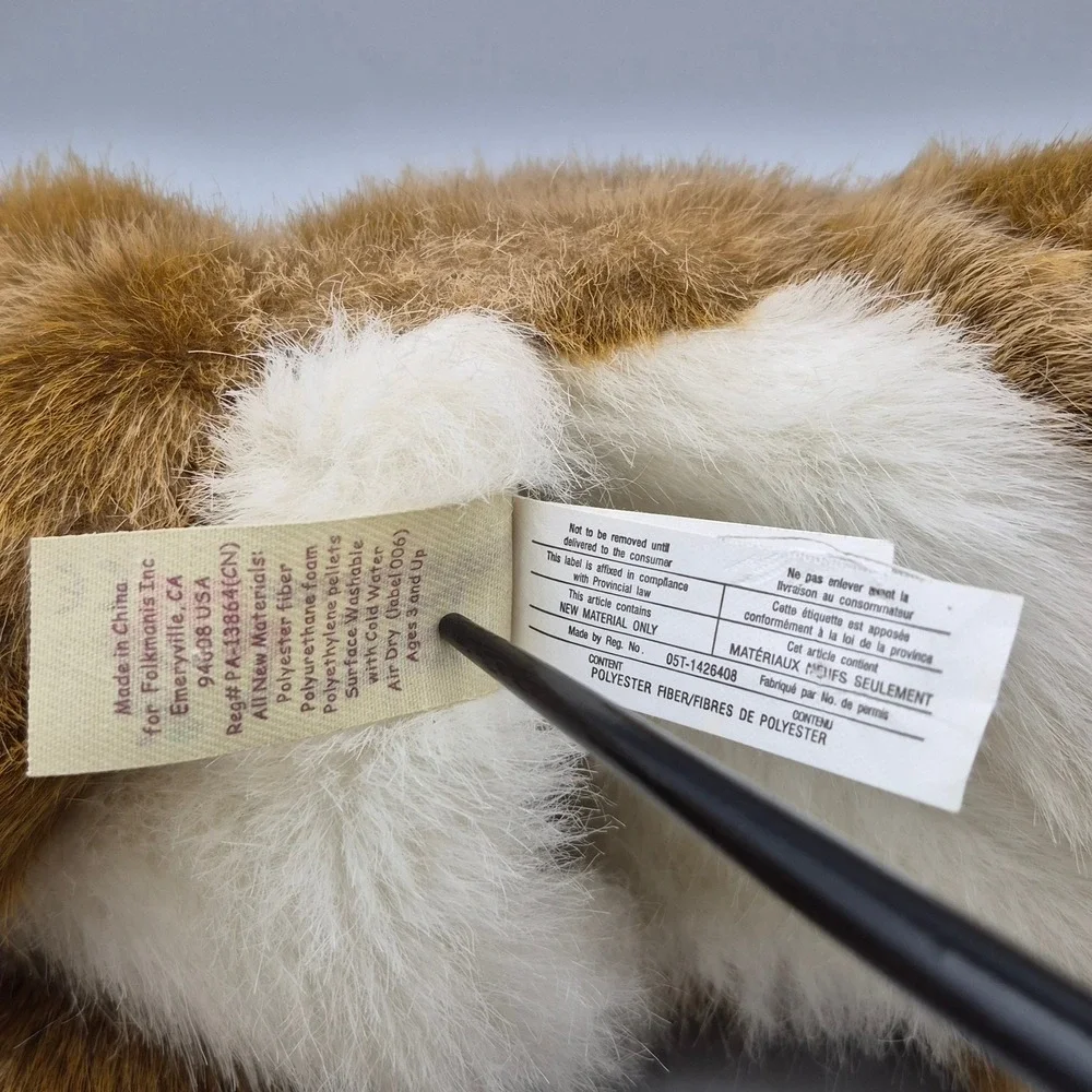 Folkmanis Puppets Mountain Lion Cub Realistic Hand Puppet 3045 Brown Blue Eyes